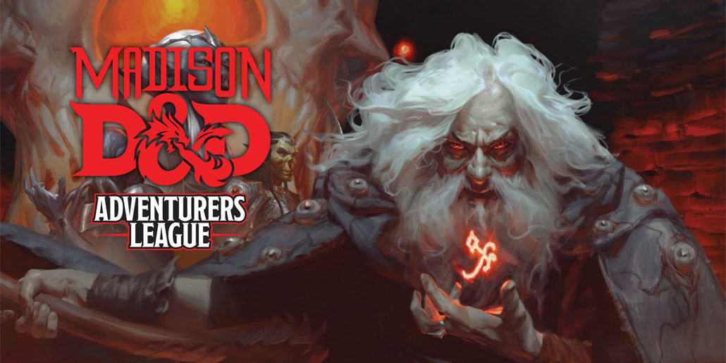 adventurers league madison dungeons and dragons dnd d&d