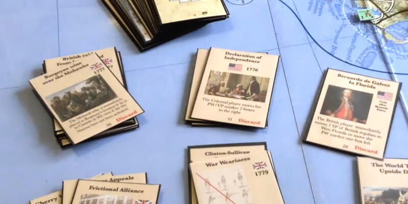 war for america american revolution cards