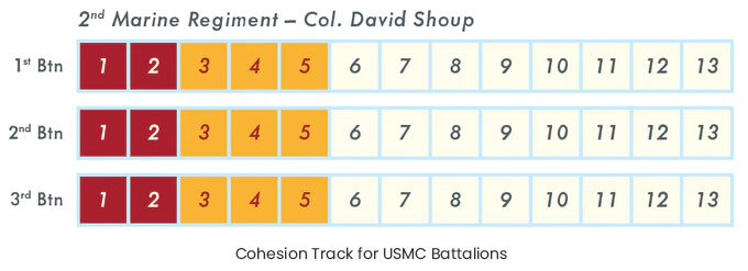 cohesion track for usmc battalions