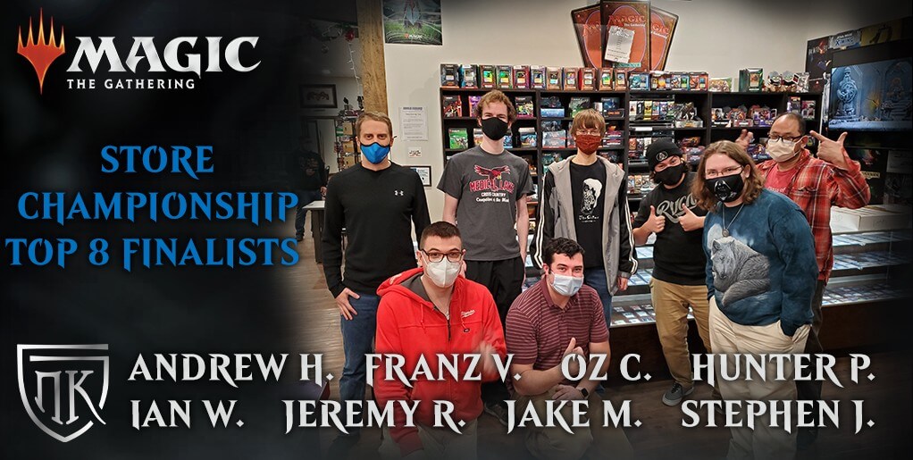 Top 8 Finalists for MTG Store Champion 2021 at Noble Knight Games