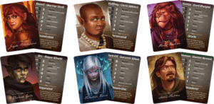 roll player adventures character cards