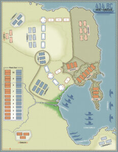 siege syracuse 414 BC map