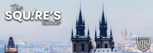 snow covered spires of castles and cathedrals