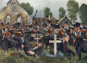 four lost battles painting of the battle of grossbeeren