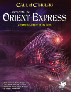 call of cthulhu rpg module horror on the orient express