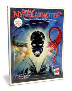 masks of nyarlathotep cthulhu rpg box from chaosium