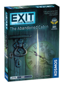 escape room game exit abandoned cabin from kosmos games