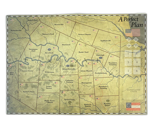 give us victories chancellorsville, virginia, 1863 map