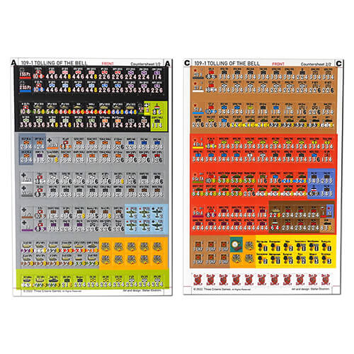 countersheet for war game tolling of the bell