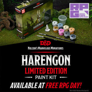 wizkids harengon limited edition paint kit for free rpg day 2022