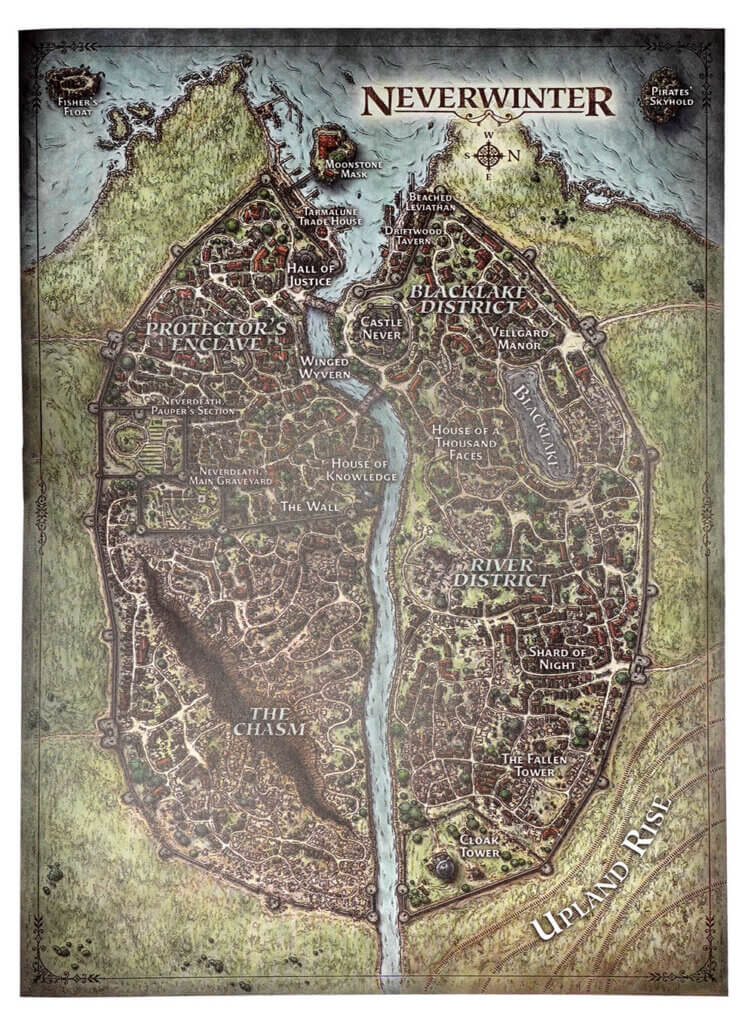 neverwinter d&d city map