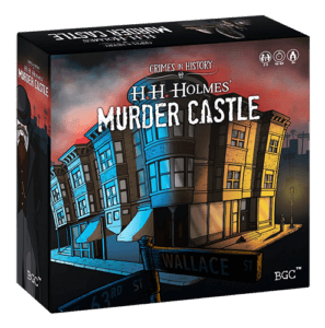 H. H. Holmes' Murder Castle board game box