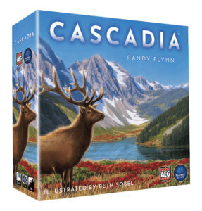 game box for the Spiel des Jahres 2022 winning game Cascadia