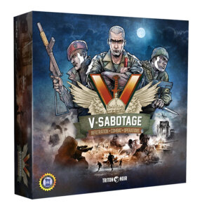 V-Sabotage board war game box