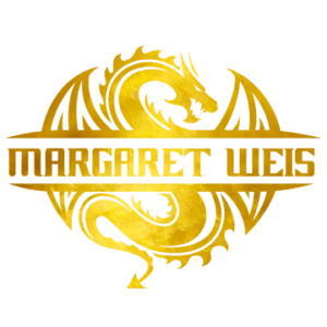 Margaret Weis author golden dragon logo