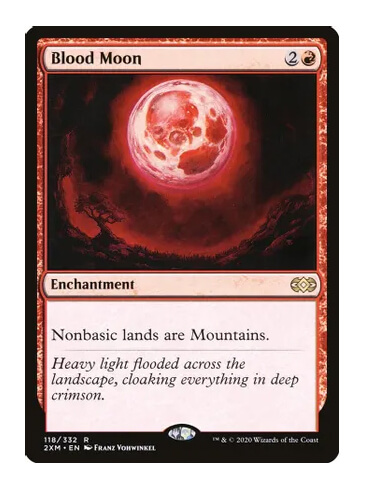 Blood Moon Magic: the Gathering card