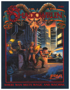 Shadowrun RPG first edition rule book by FASA