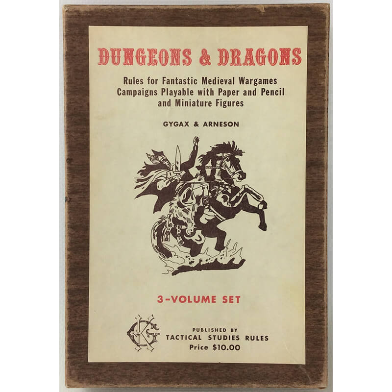 rare dnd woodgrain box set