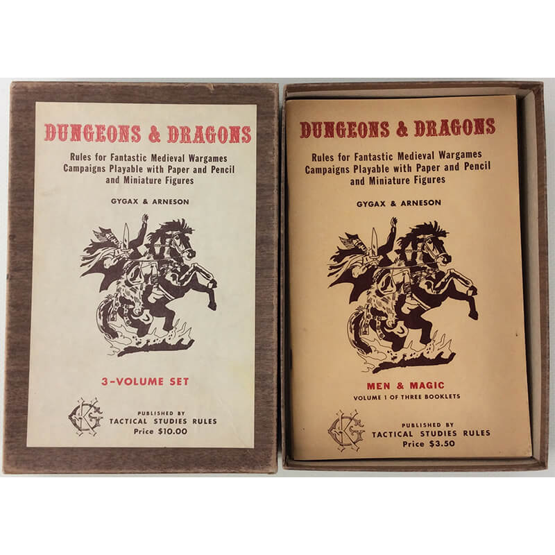 rare dnd woodgrain box set