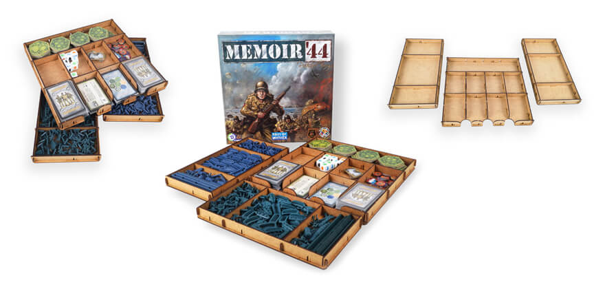 Memoir '44 board game insert from E-Raptor