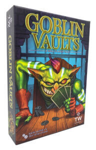 game box for the card game Goblin Vaults from Thunderworks Games